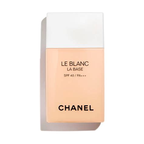 chanel le blanc makeup base ingredients|Chanel Le Blanc La Base, The Multi.